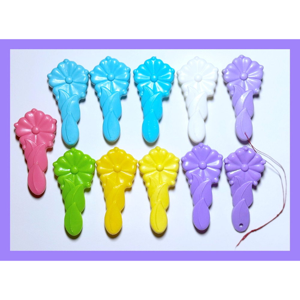My Little Pony MLP G1 Vtg 80’s Flower Brush Comb Accessories Lot Softies Italy
